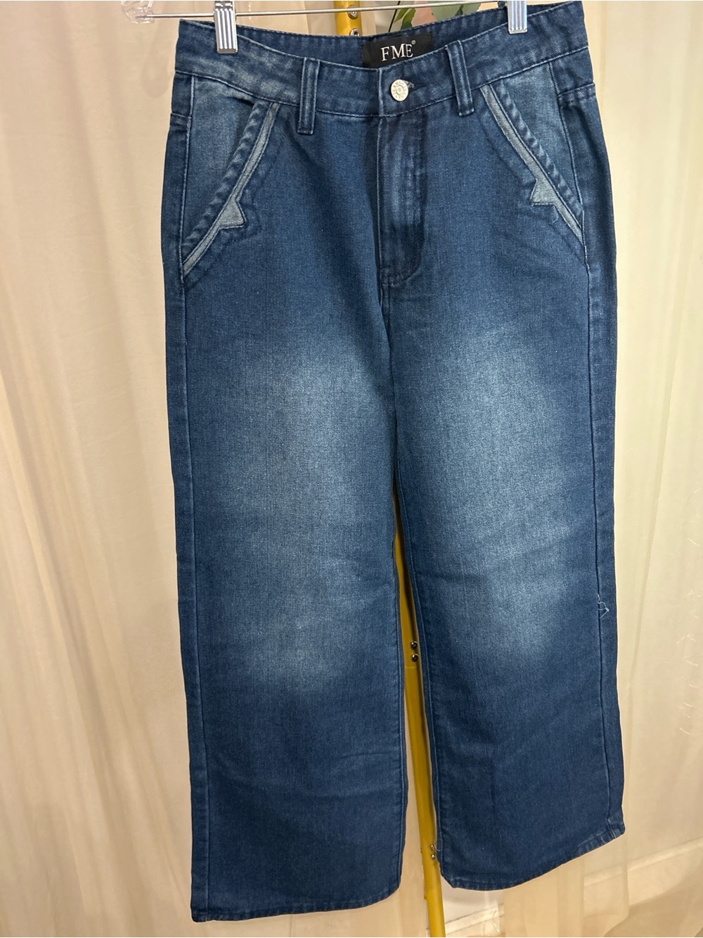 ✨ FME Wide Leg Denim Jeans Medium Wash ✨